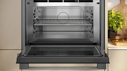 Neff C24GR3XG1B N70 Built-In Compact Microwave Oven with Grill 60 x 45 cm Graphite-Grey